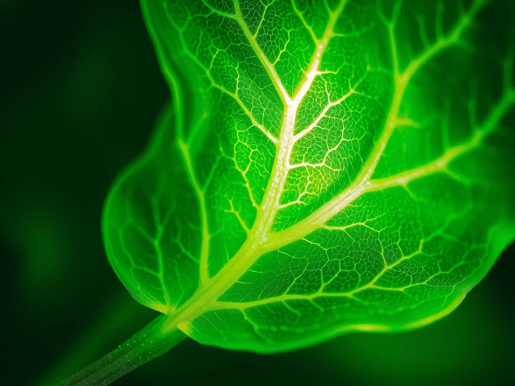 Cellular beauty of spinach